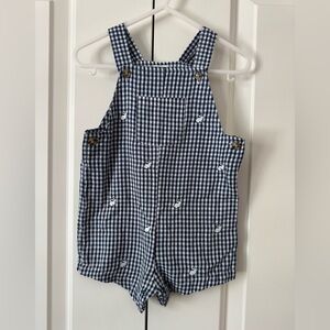 Baby Essentials Blue Gingham Jon-Jon